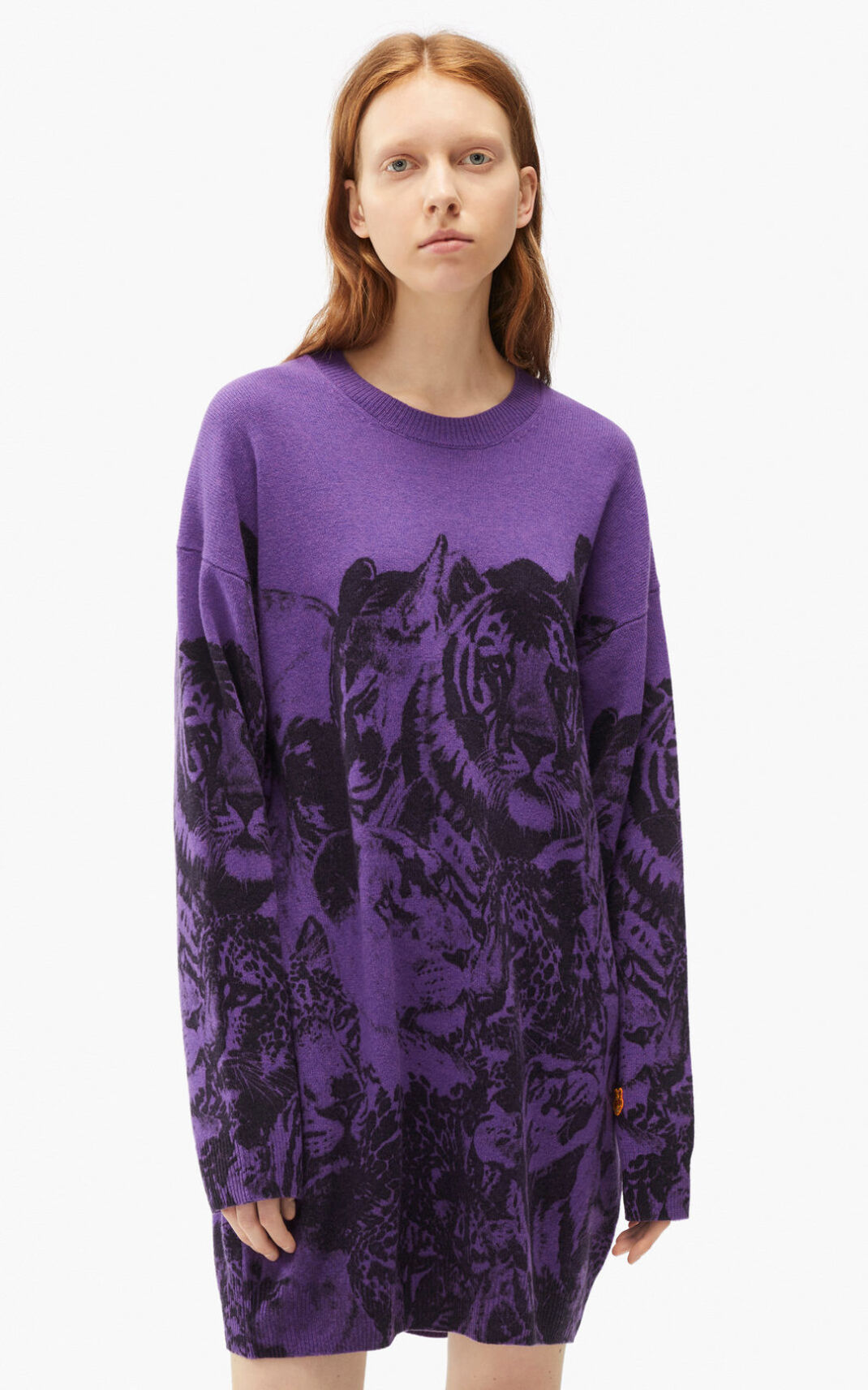 Kenzo Wildtigers wool jumper Klänning Dam | 93018-JOSD